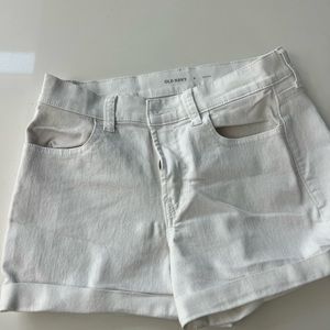 White old navy shorts